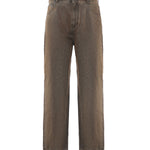 Jeans lunghi in denim di cotone FLP285 AT2IF0ZJ4 FENDI 