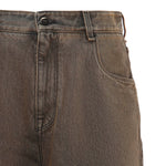 Jeans lunghi in denim di cotone FLP285 AT2IF0ZJ4 FENDI 