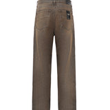 Jeans lunghi in denim di cotone FLP285 AT2IF0ZJ4 FENDI 