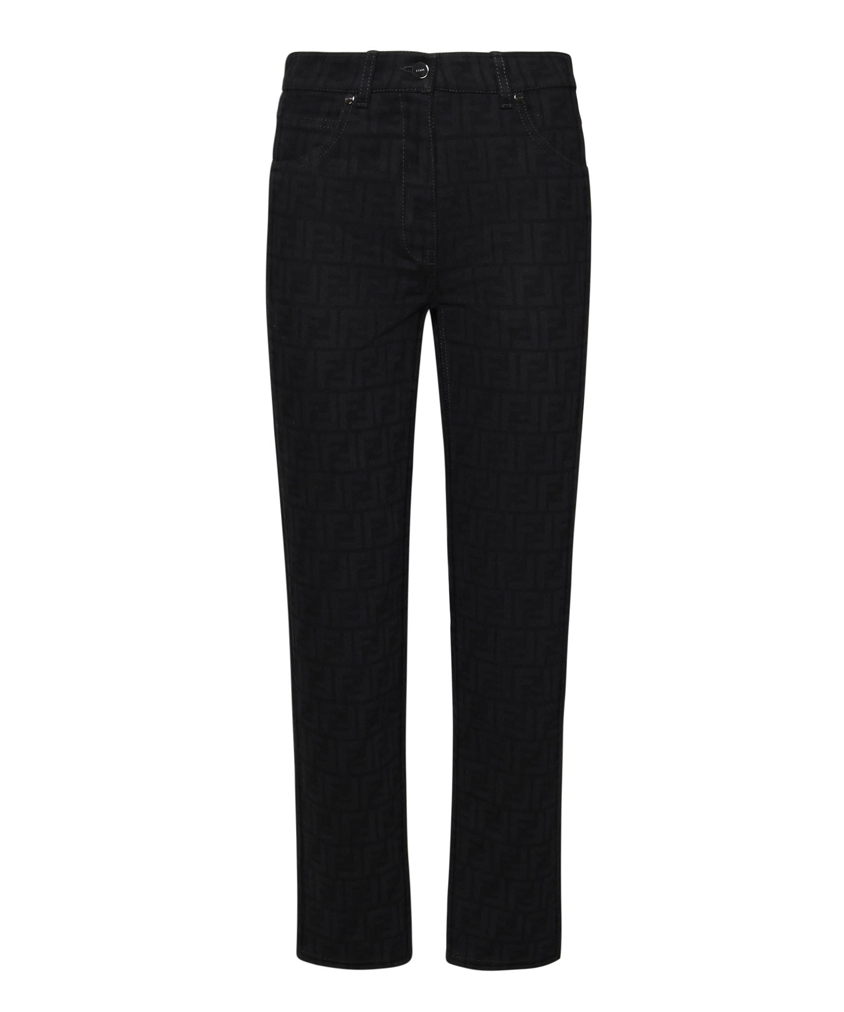 Jeans ff black in denim di cotone FLP851 AT1BF0GME FENDI 