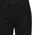 Jeans ff black in denim di cotone FLP851 AT1BF0GME FENDI 