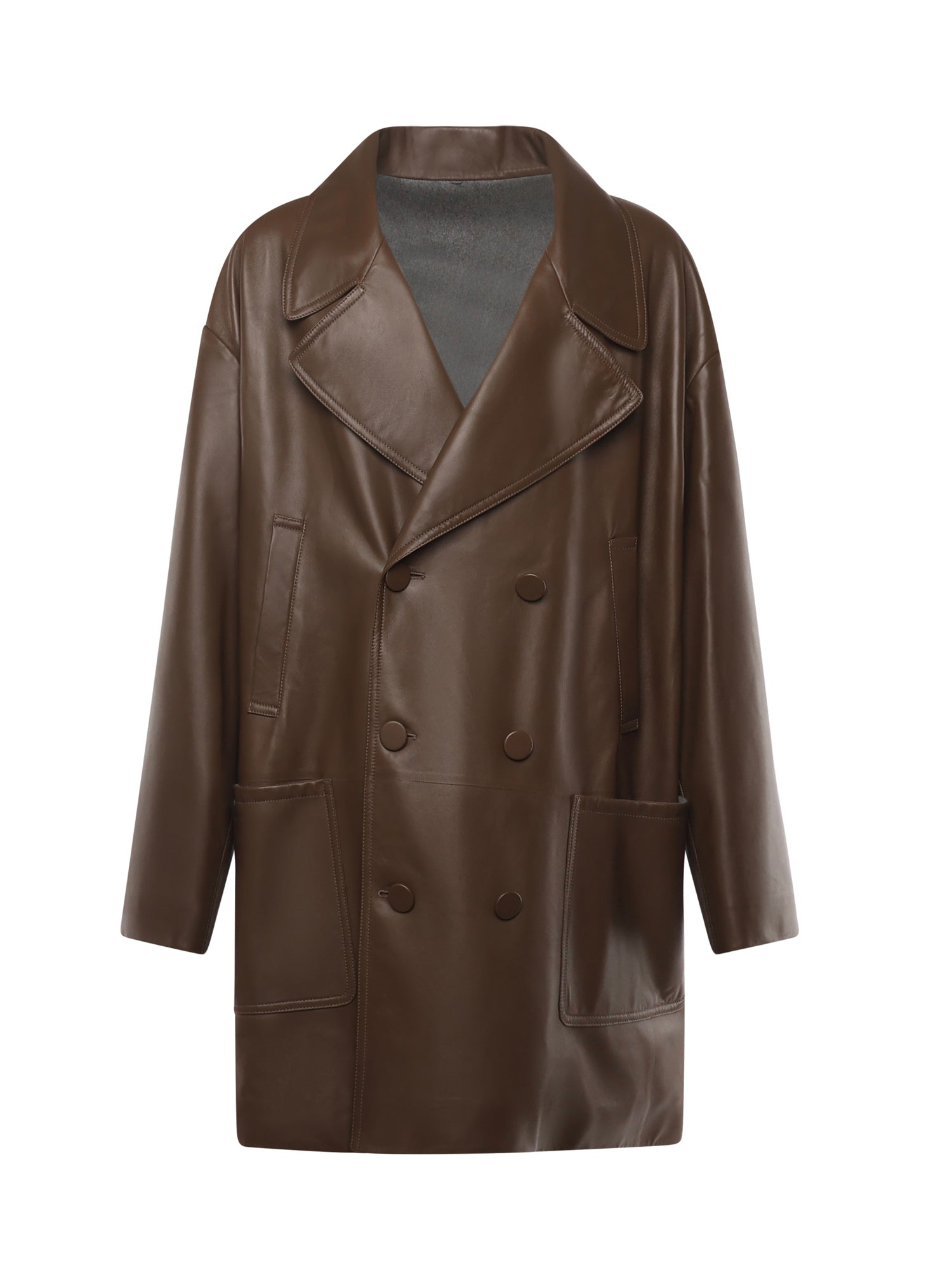 Caban in nappa FPJ897 AQOIF1LUZ FENDI 