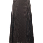 Gonna midi in seta FF jacquard FQ7688 AUQGF1T6H FENDI 