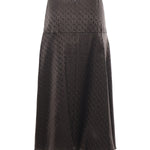 Gonna midi in seta FF jacquard FQ7688 AUQGF1T6H FENDI 