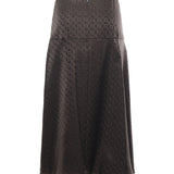 Gonna midi in seta FF jacquard FQ7688 AUQGF1T6H FENDI 
