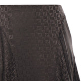 Gonna midi in seta FF jacquard FQ7688 AUQGF1T6H FENDI 
