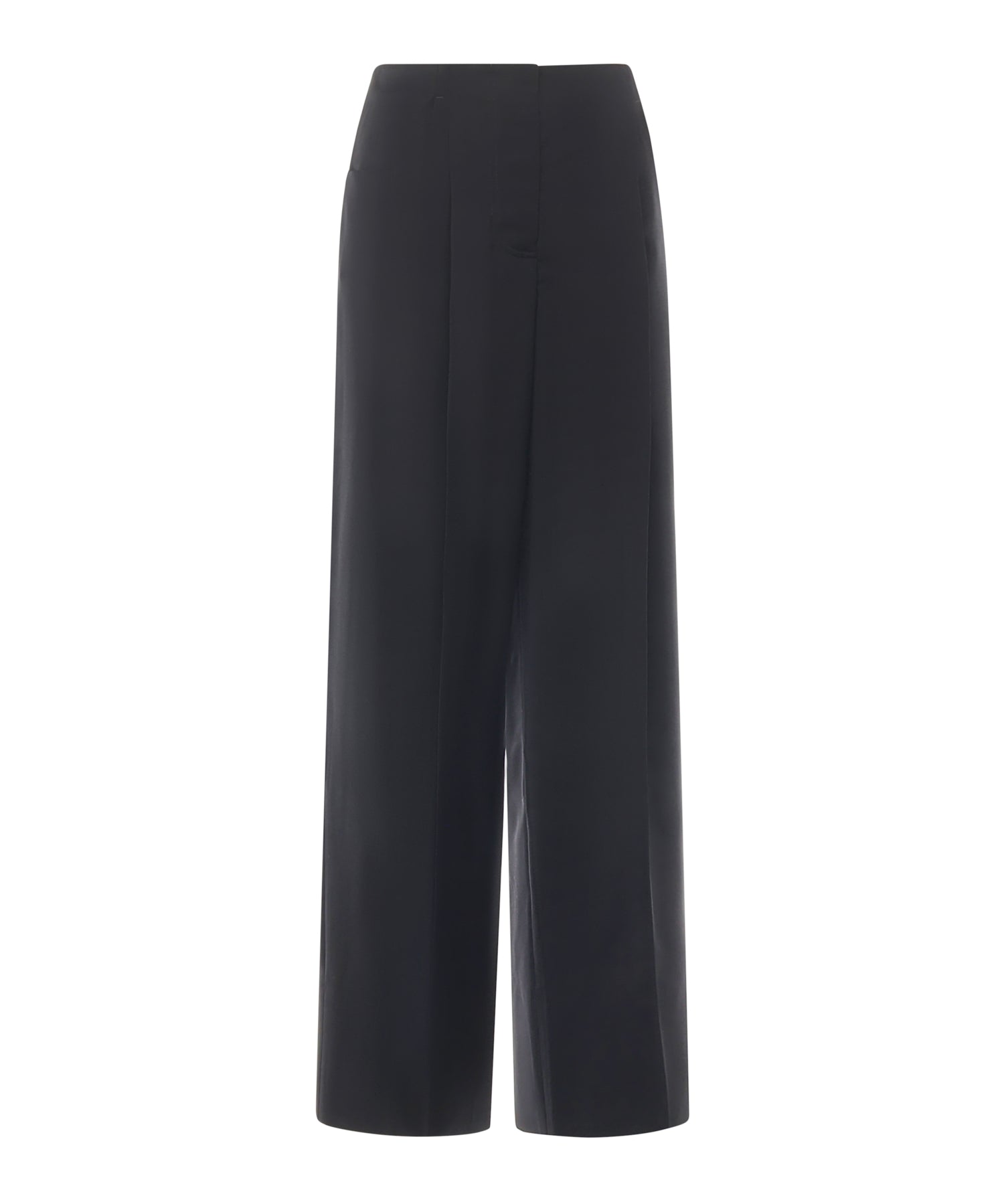 Pantaloni wide leg in lana e mohair FR6655 AQ3HF0GME FENDI 
