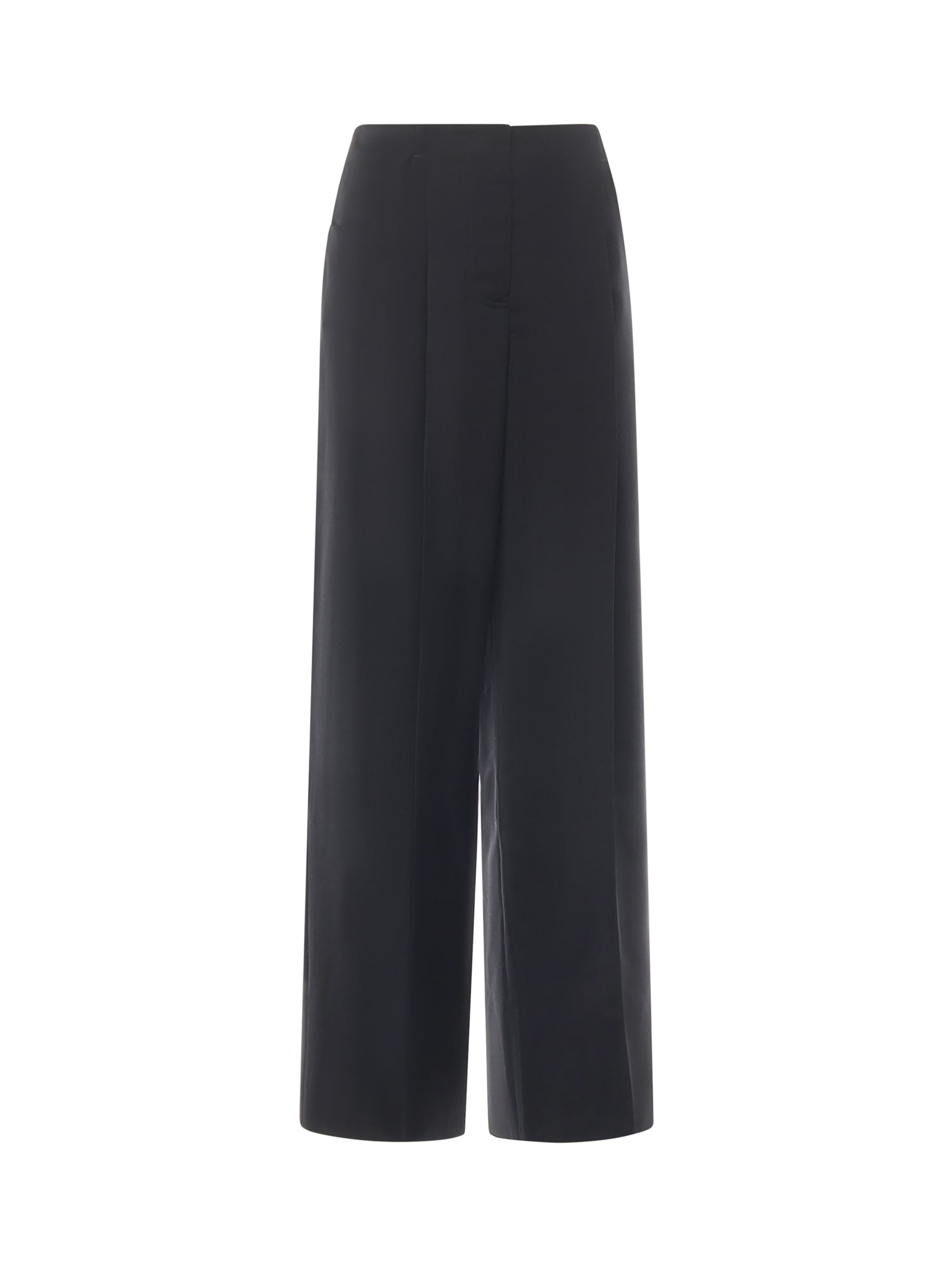 Pantaloni wide leg in lana e mohair FR6655 AQ3HF0GME FENDI 