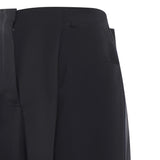 Pantaloni wide leg in lana e mohair FR6655 AQ3HF0GME FENDI 