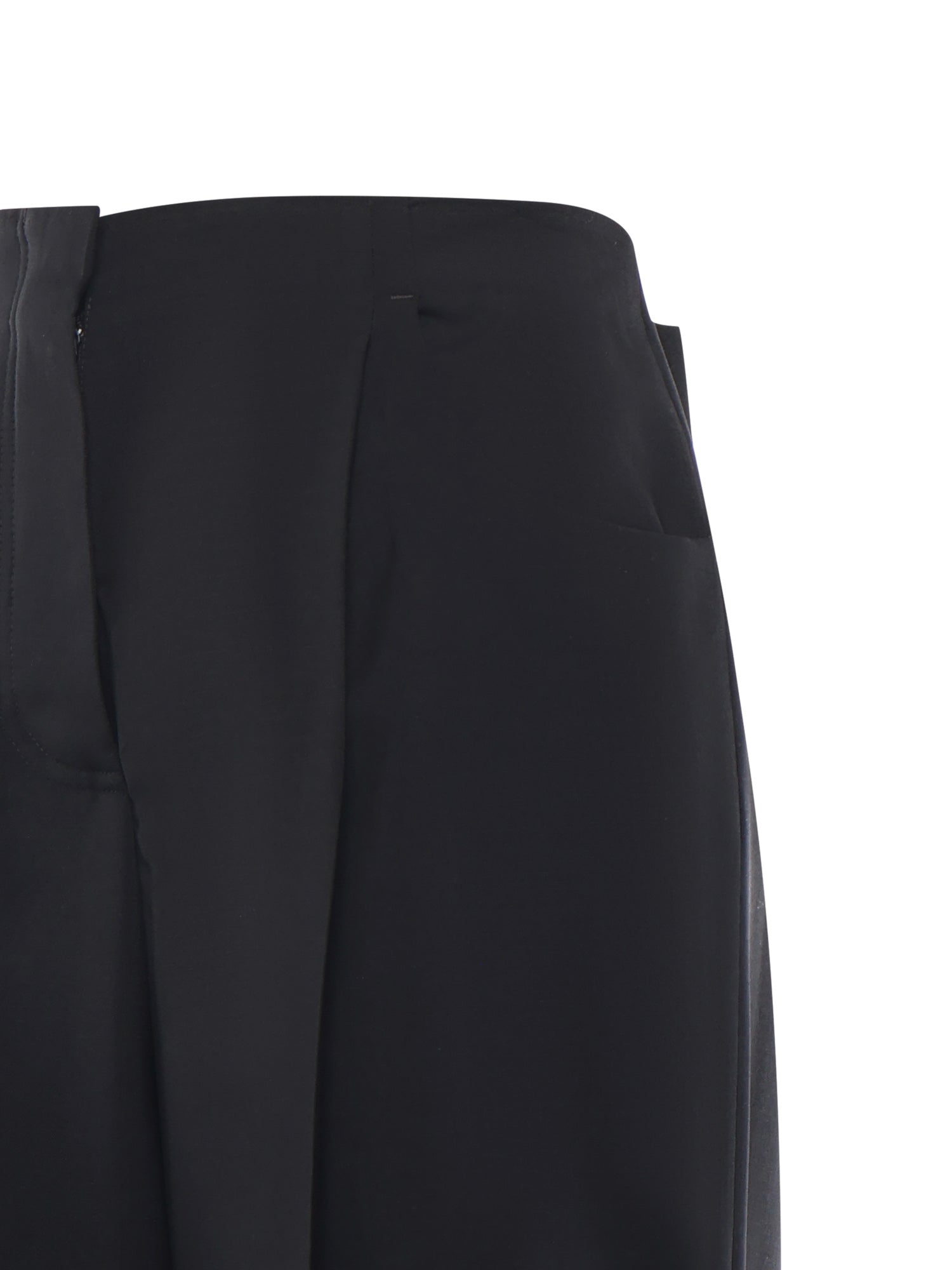 Pantaloni wide leg in lana e mohair FR6655 AQ3HF0GME FENDI 