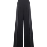 Pantaloni wide leg in lana e mohair FR6655 AQ3HF0GME FENDI 