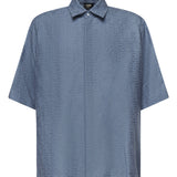 Camicia in Jacquard FF di lino FS1317 AU6YF0U6K FENDI 