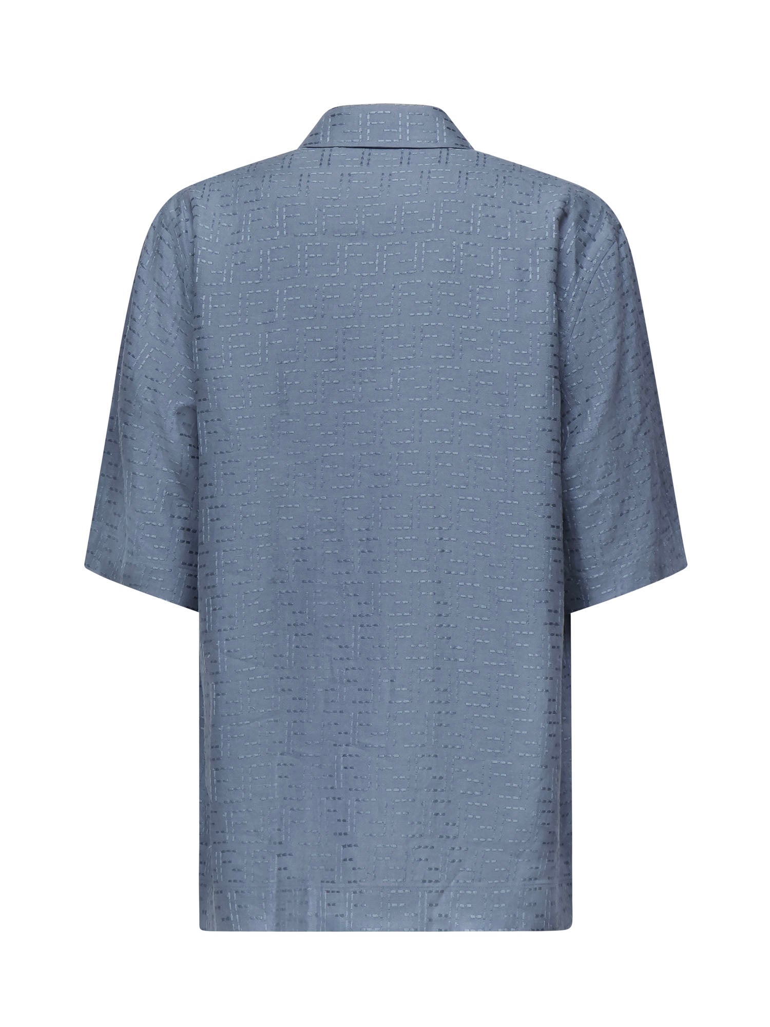 Camicia in Jacquard FF di lino FS1317 AU6YF0U6K FENDI 