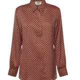 Camicia in seta jacquard Fendi Dots FS8293 AVJ2F1TRM FENDI 