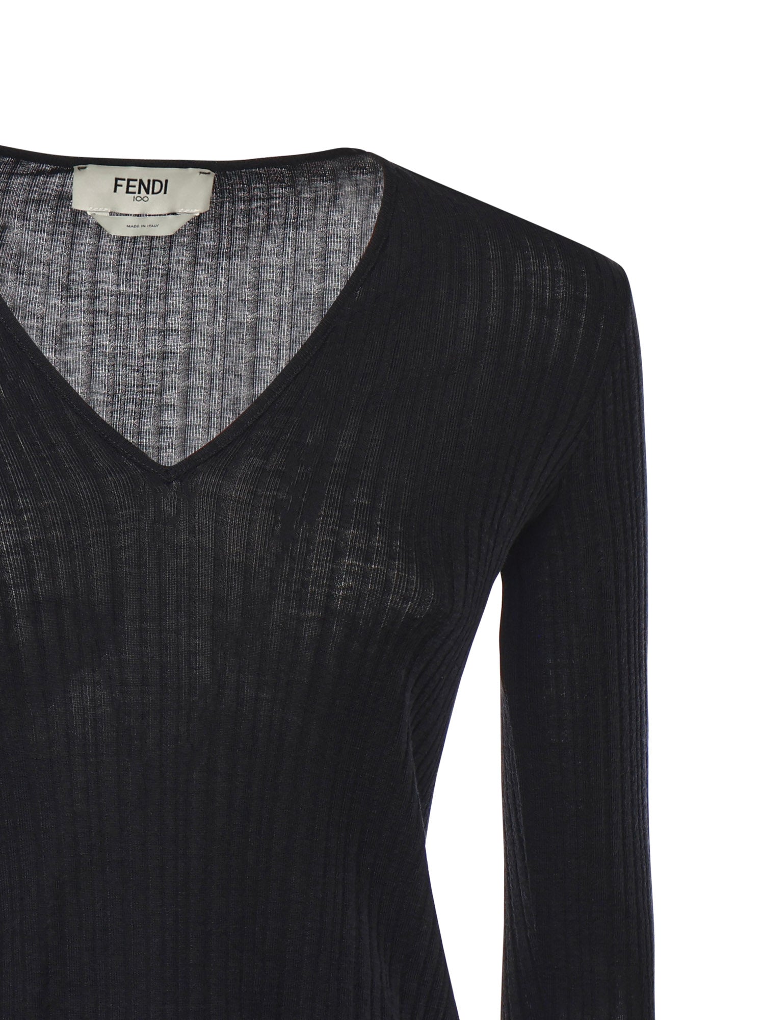 Maglia in lana con logo FS9741 AVFEF0GME FENDI 
