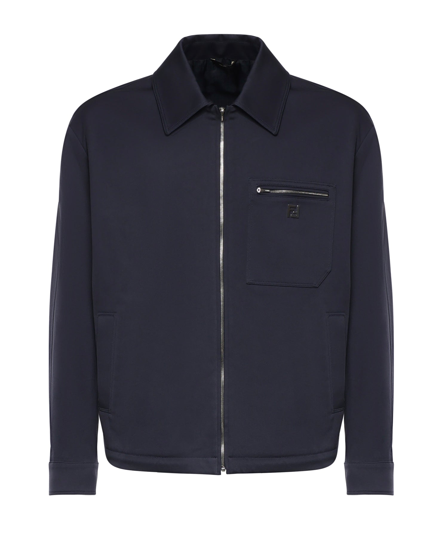 Blouson in gabardine con logo FW1393 AUVIF0PTH FENDI 