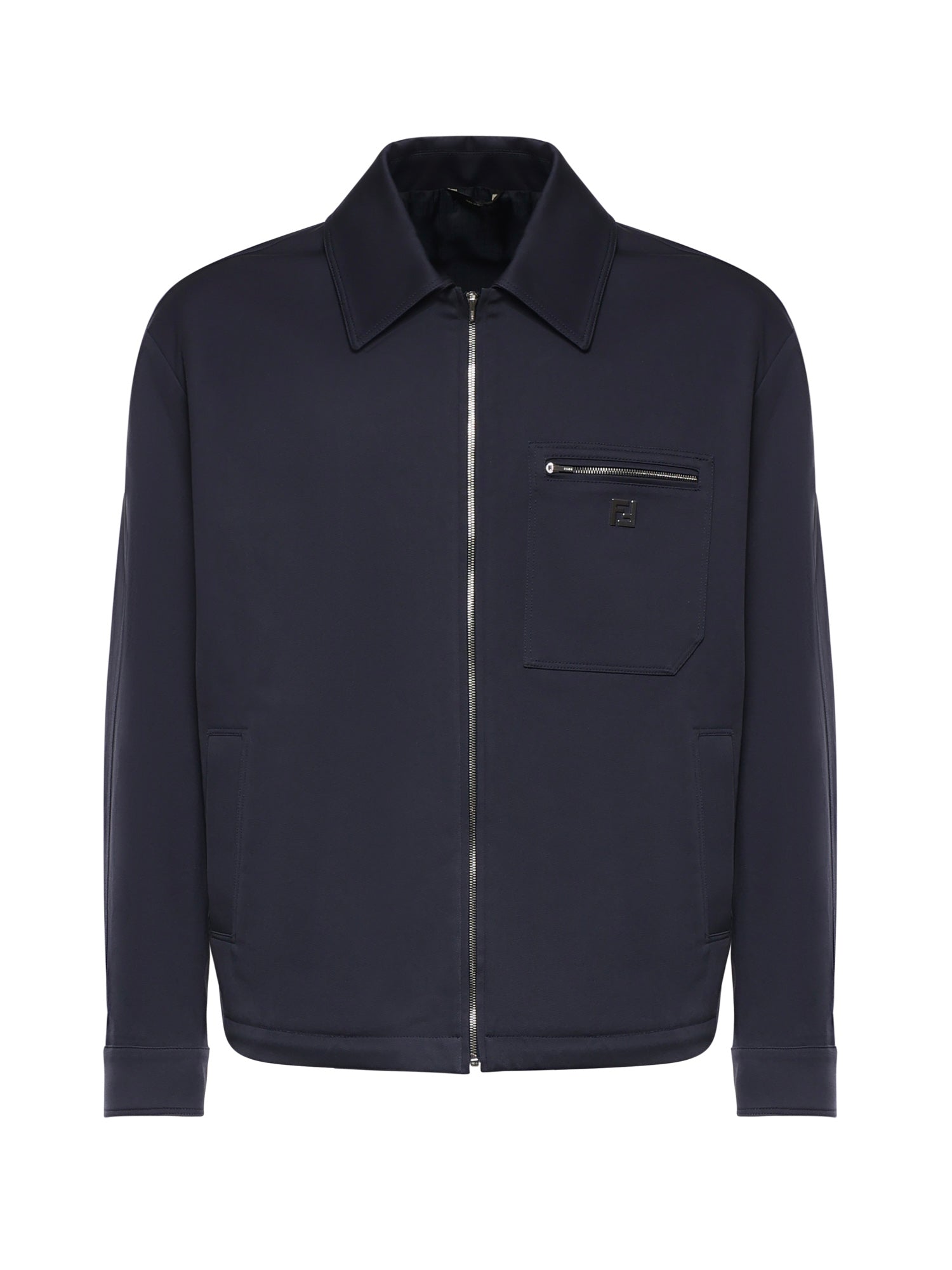 Blouson in gabardine con logo FW1393 AUVIF0PTH FENDI 