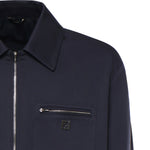 Blouson in gabardine con logo FW1393 AUVIF0PTH FENDI 