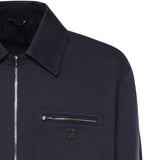 Blouson in gabardine con logo FW1393 AUVIF0PTH FENDI 