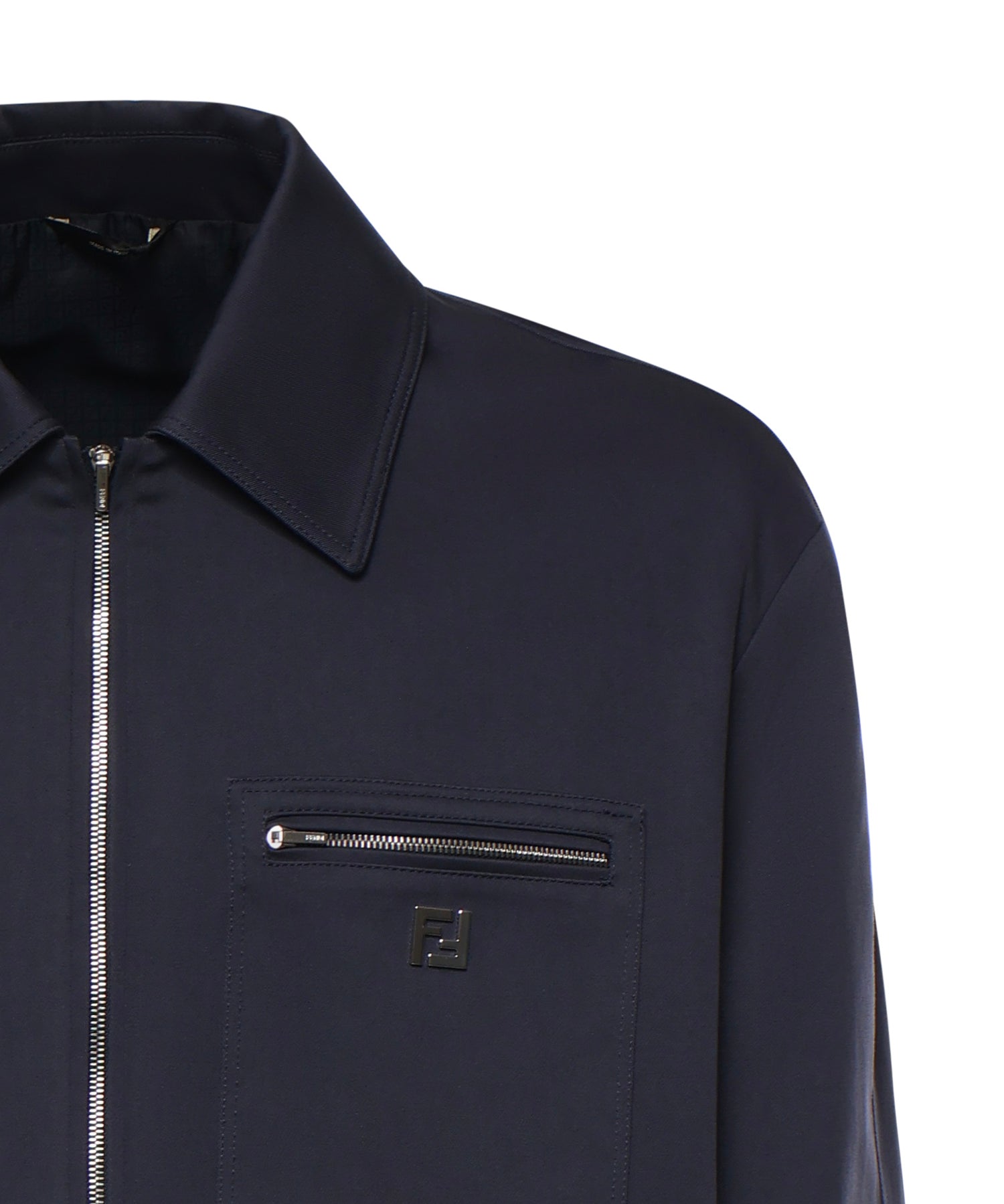 Blouson in gabardine con logo FW1393 AUVIF0PTH FENDI 