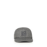 Baseball cap in lana e cashmere FXQ768 AYK2F0COK FENDI 