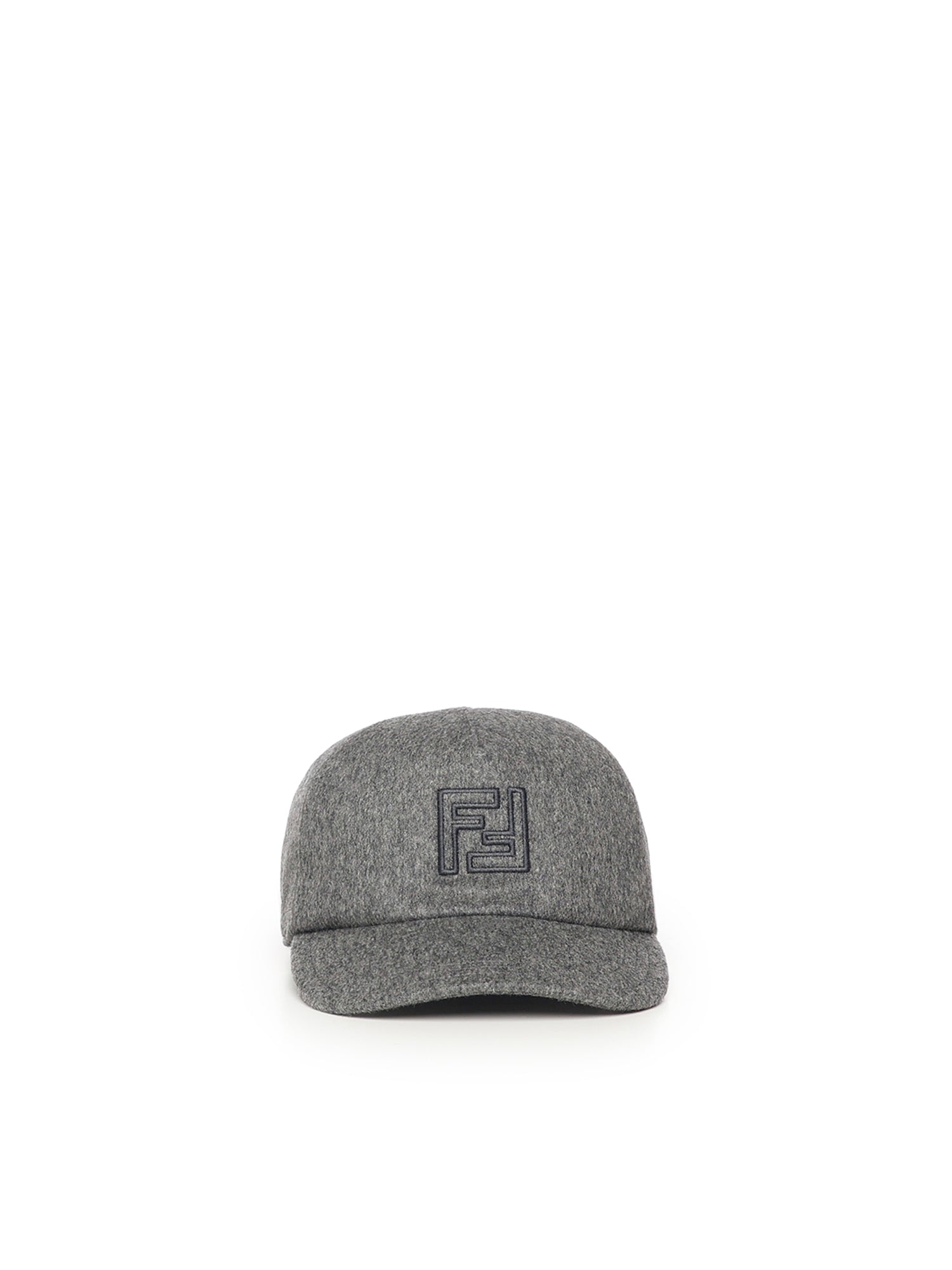 Baseball cap in lana e cashmere FXQ768 AYK2F0COK FENDI 