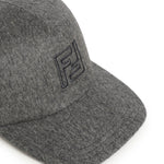Baseball cap in lana e cashmere FXQ768 AYK2F0COK FENDI 