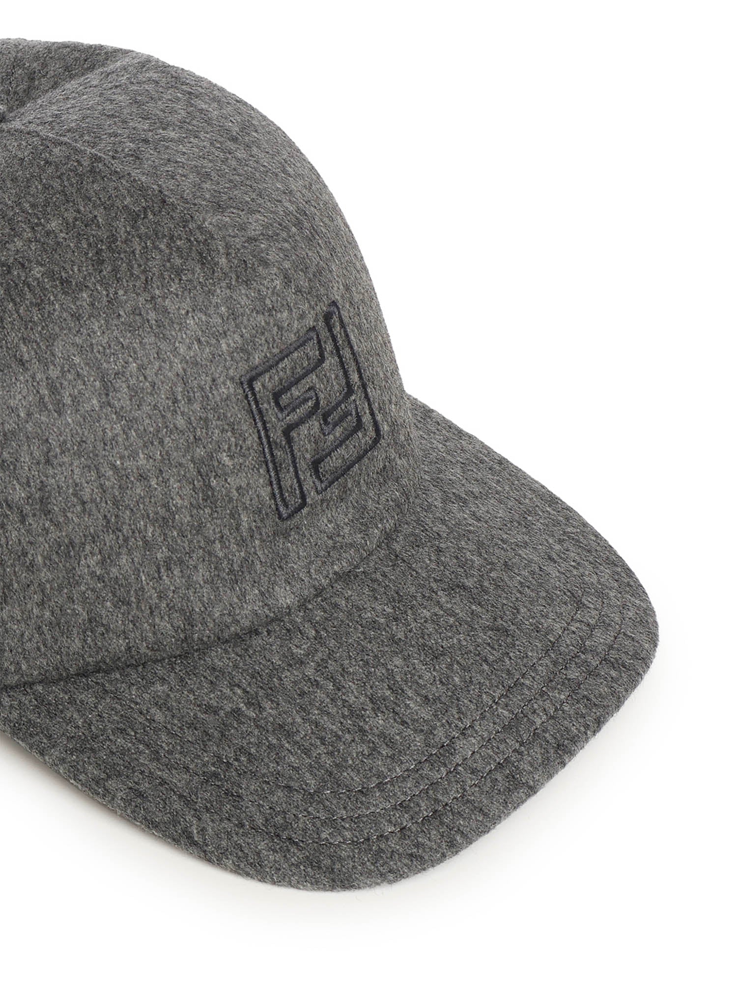 Baseball cap in lana e cashmere FXQ768 AYK2F0COK FENDI 