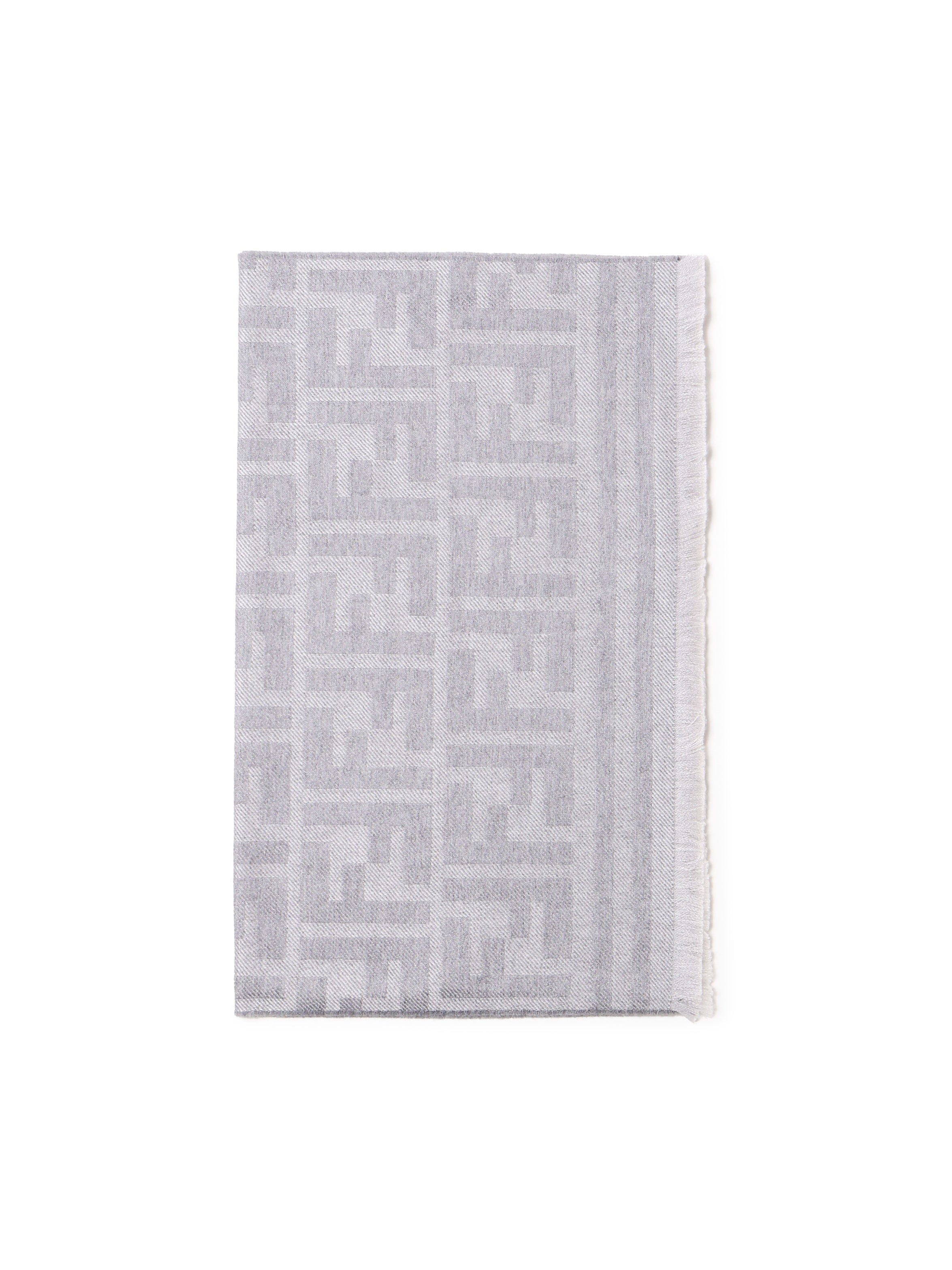 Sciarpa in maglia con motivo FF all-over FXS460 ASNAF0QZ0 FENDI 