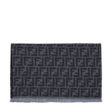 Sciarpa in maglia con motivo FF all-over FXS830 AS6LF1Q3B FENDI 