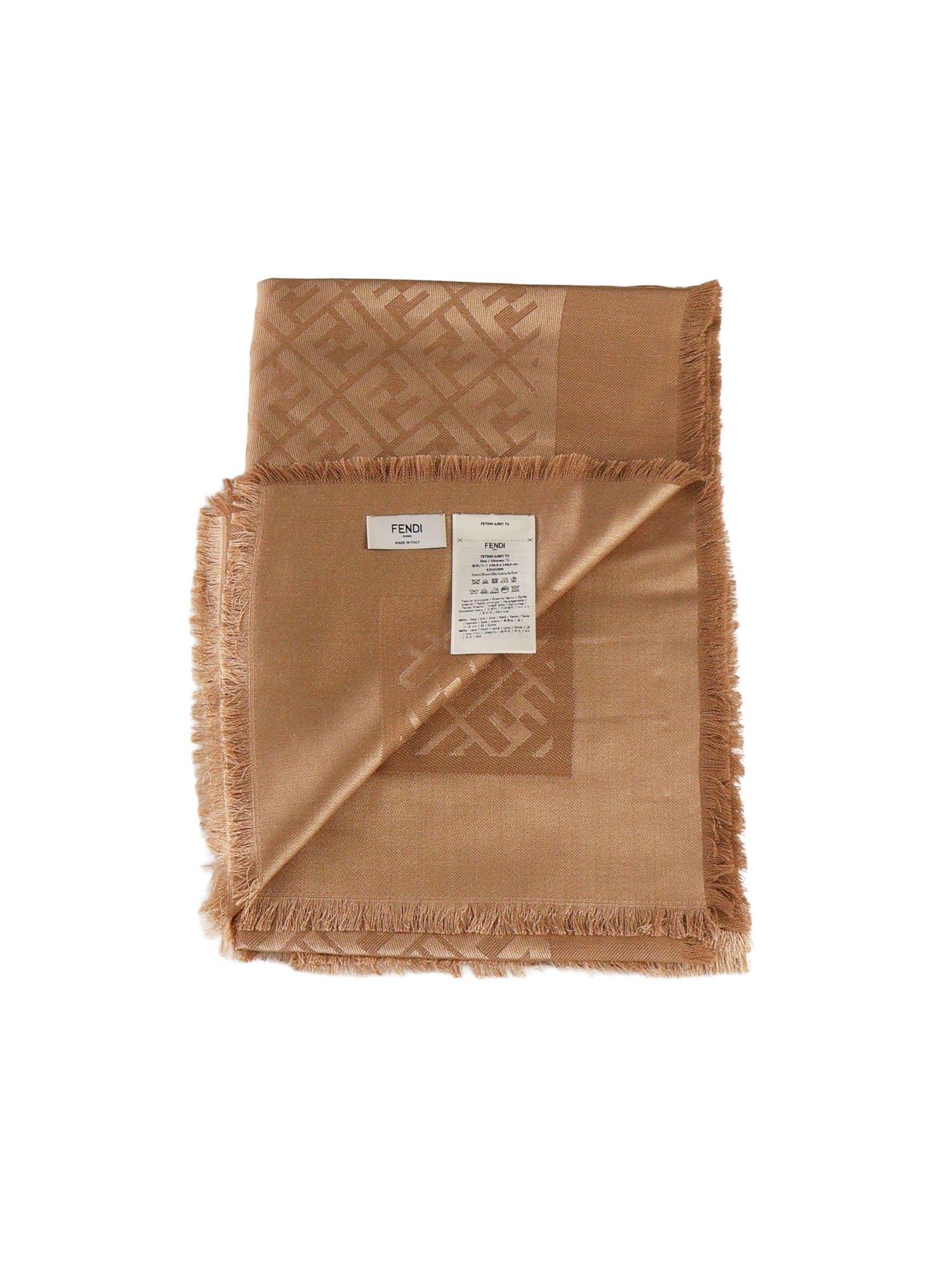 Scialle FF Jacquard FXT069 AJW7F0QB8 FENDI 