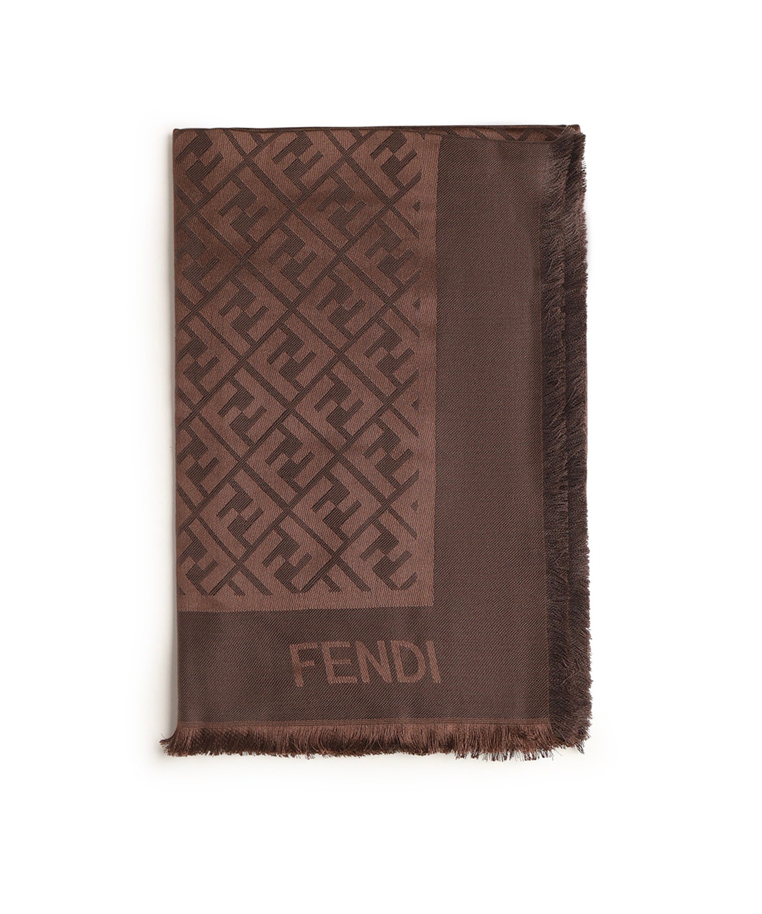 Scialle in seta e lana FF Jacquard FXT069 AJW7F1U6N FENDI 