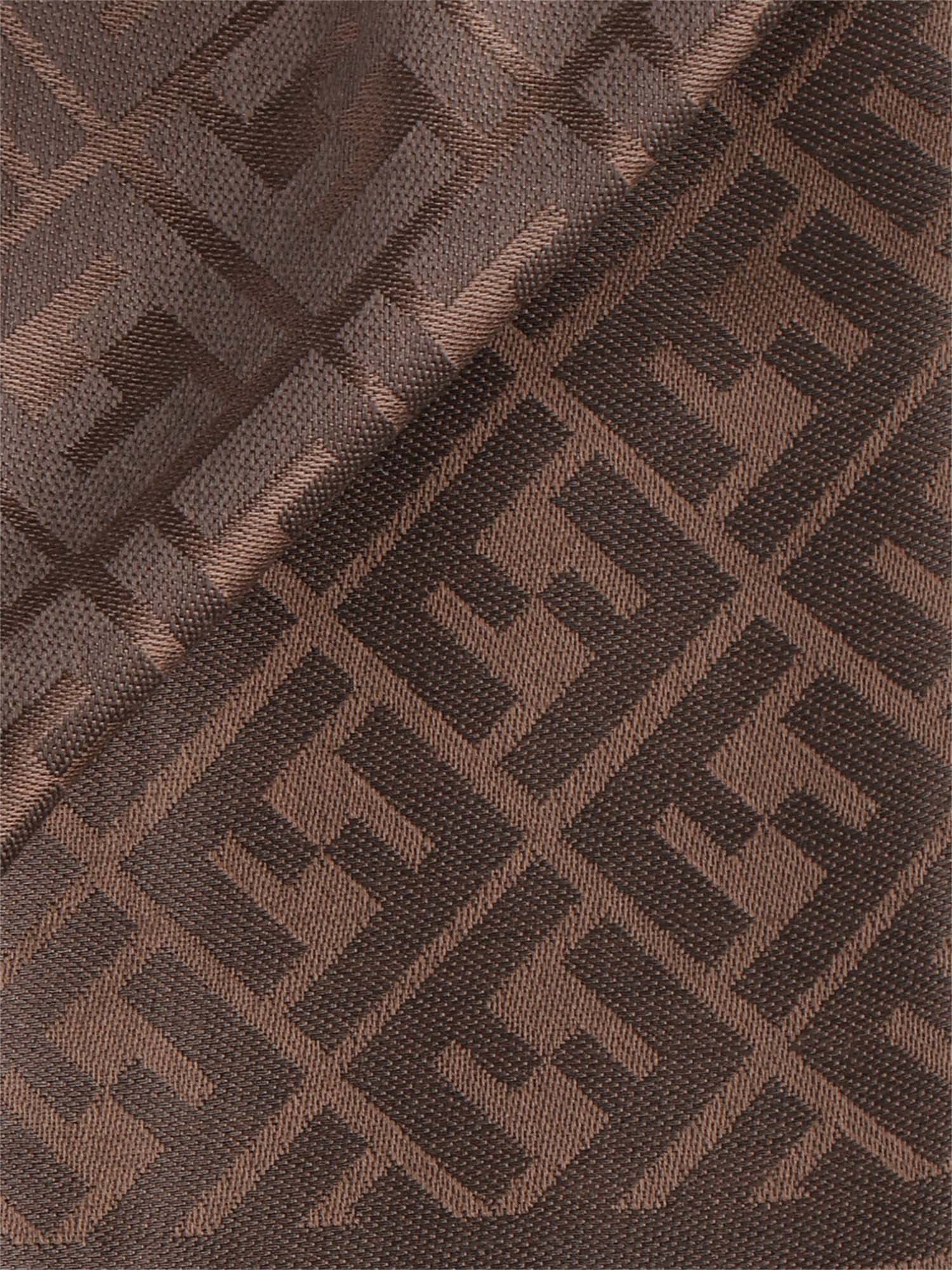 Scialle in seta e lana FF Jacquard FXT069 AJW7F1U6N FENDI 