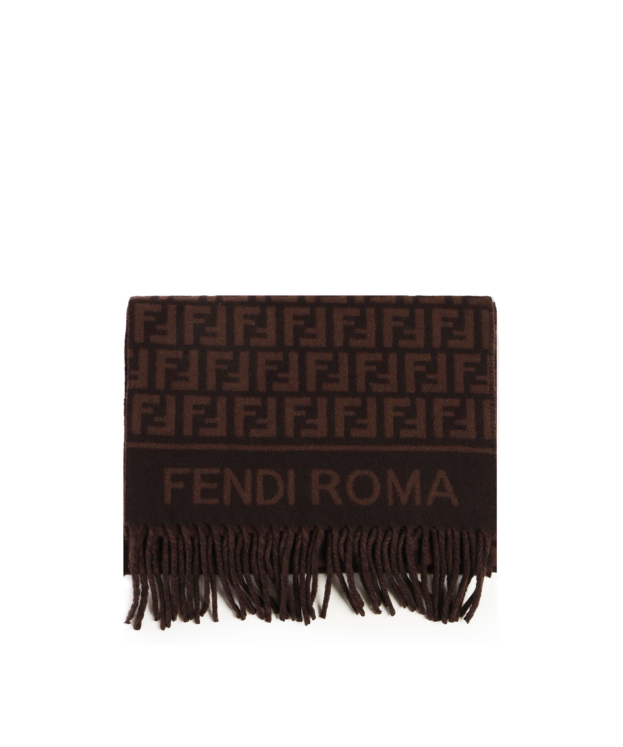 Sciarpa in lana e cashmere FF Jacquard FXT113 AQCWF0949 FENDI 