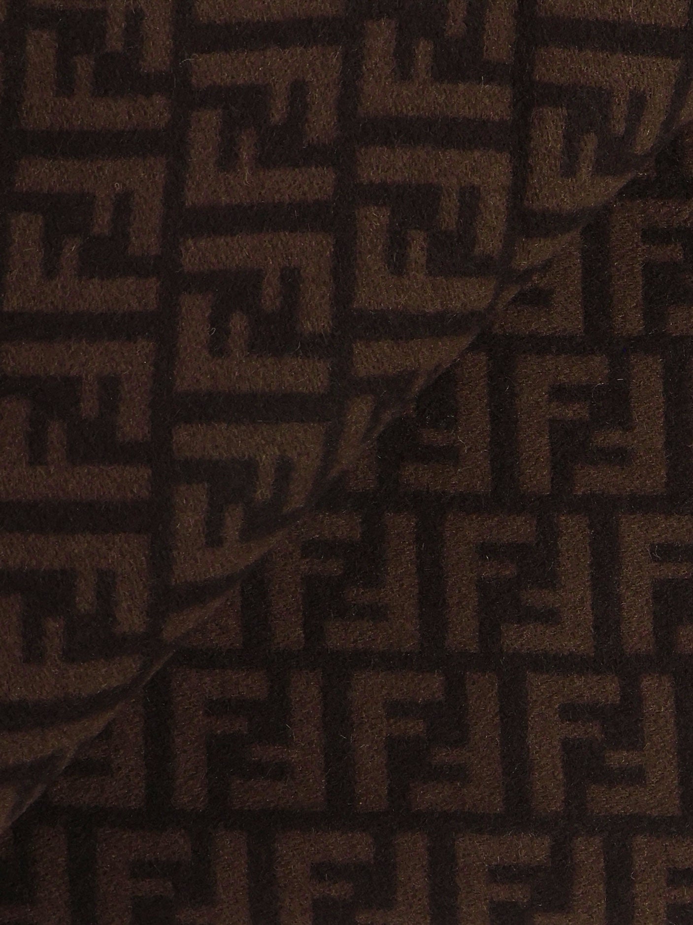 Sciarpa in lana e cashmere FF Jacquard FXT113 AQCWF0949 FENDI 
