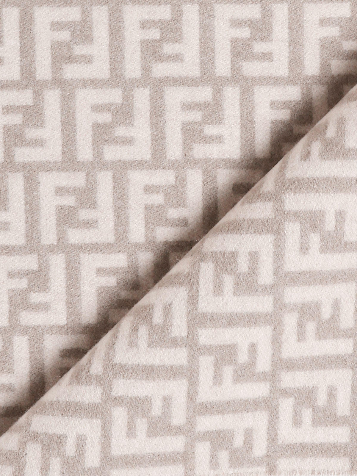 Sciarpa in lana e cashmere FF Jacquard FXT113 AQCWF0QD3 FENDI 
