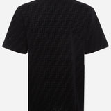 T-shirt in piqué FF Jacquard FY0936 A7D5F0ABB FENDI 