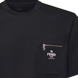 T-shirt in cotone con logo FY0936 ARYRF0QA1 FENDI 