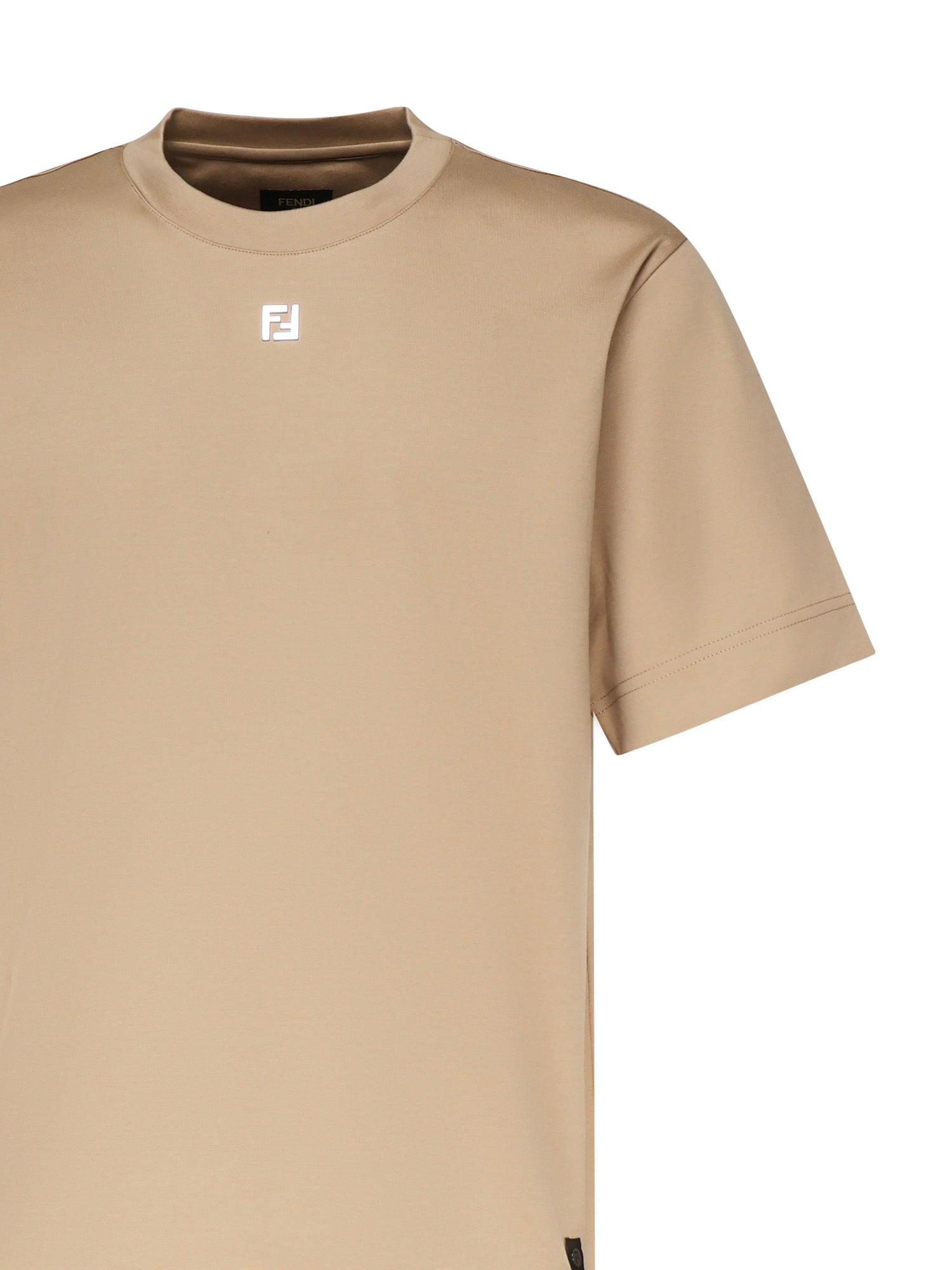 T-shirt in cotone con logo FY0936 ARYYF0QB9 FENDI 