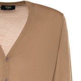 Cardigan in lana leggera FZC491 AR88F0TZ8 FENDI 