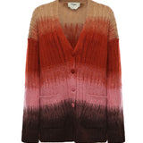 Cardigan in mohair e lana FZE540 AYLTF1TIN FENDI 