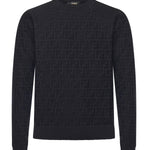 Pullover in cotone FF Jacquard FZX091 AUW0F0QA1 FENDI 