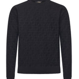 Pullover in cotone FF Jacquard FZX091 AUW0F0QA1 FENDI 