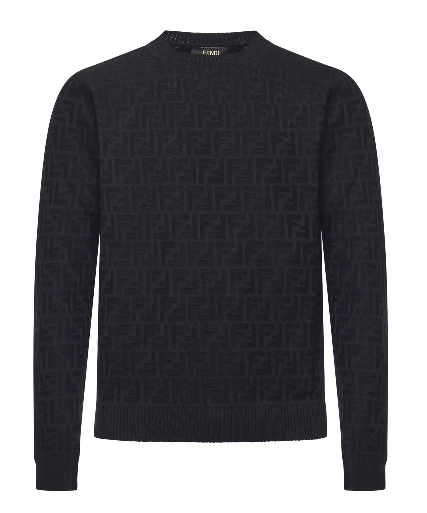 Pullover in cotone FF Jacquard FZX091 AUW0F0QA1 FENDI 