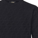 Pullover in cotone FF Jacquard FZX091 AUW0F0QA1 FENDI 