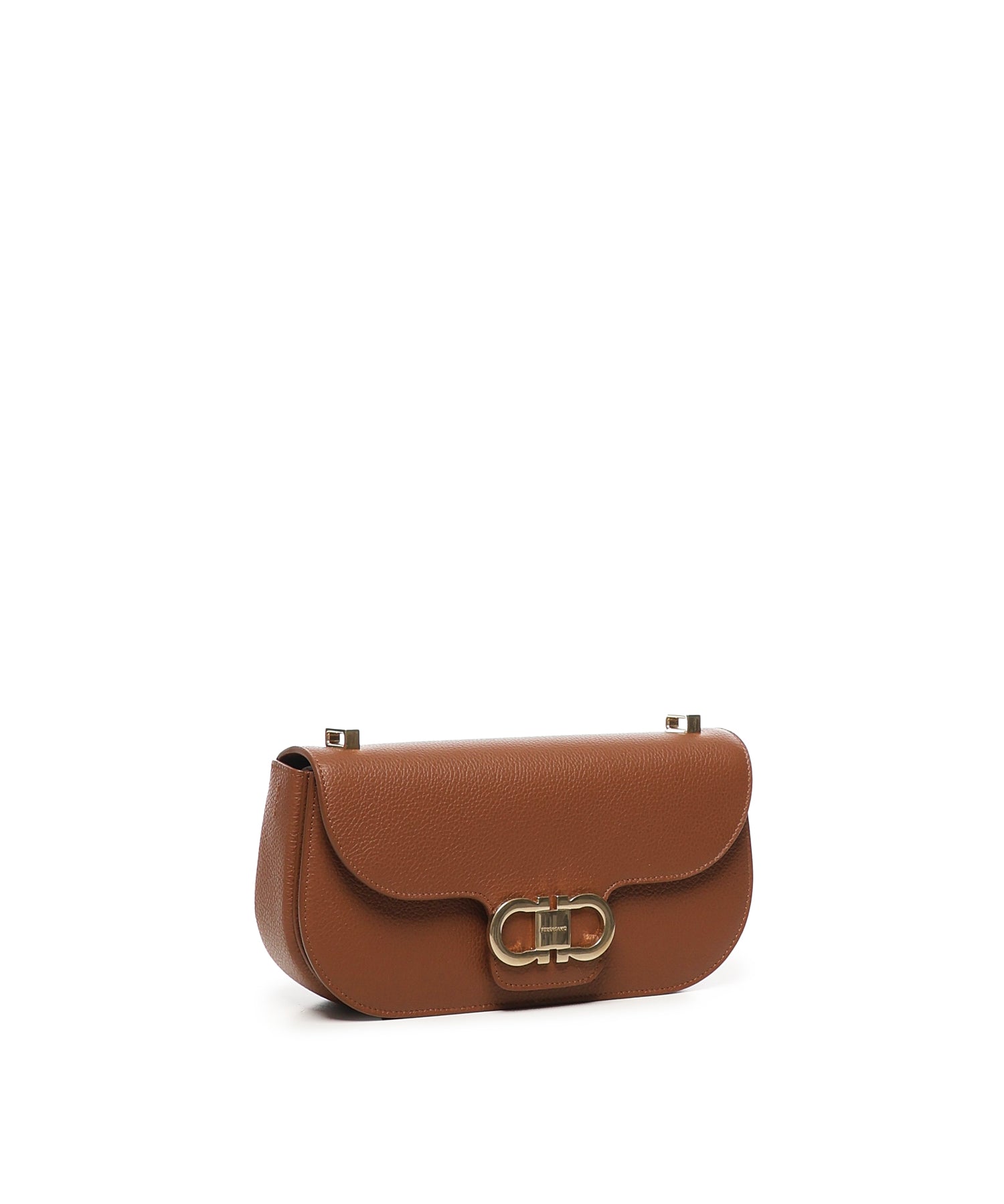 Mini bag a tracolla Double Gancini<BR/> 21A073 784613006 FERRAGAMO 