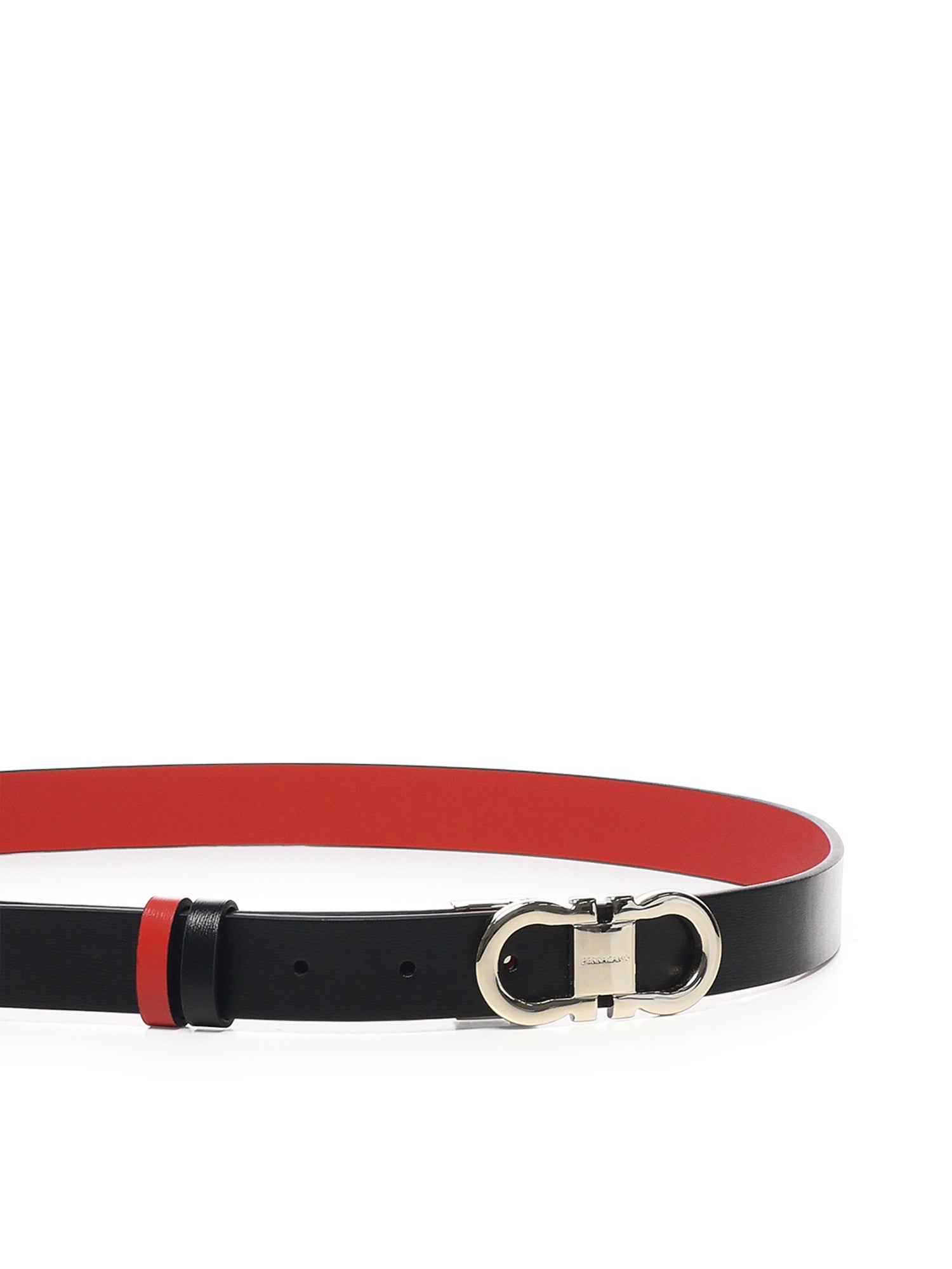 Cintura Gancini in pelle<BR/><BR/> 230294 771068003 FERRAGAMO 