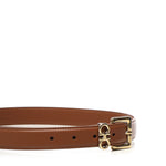 Cintura fissa con doppio Gancini 230346 780417003 FERRAGAMO 