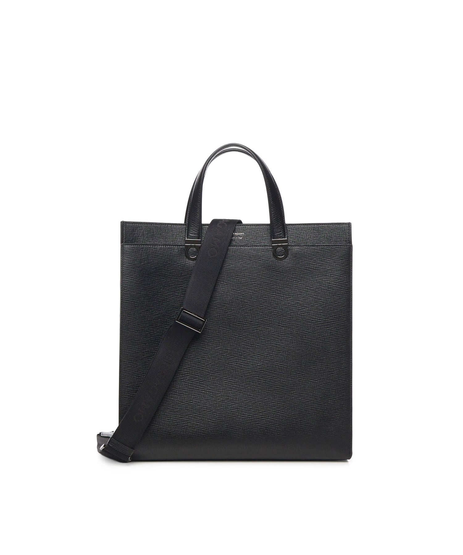 Borsa da lavoro in pelle con doppio manico 241811 786556001 FERRAGAMO 