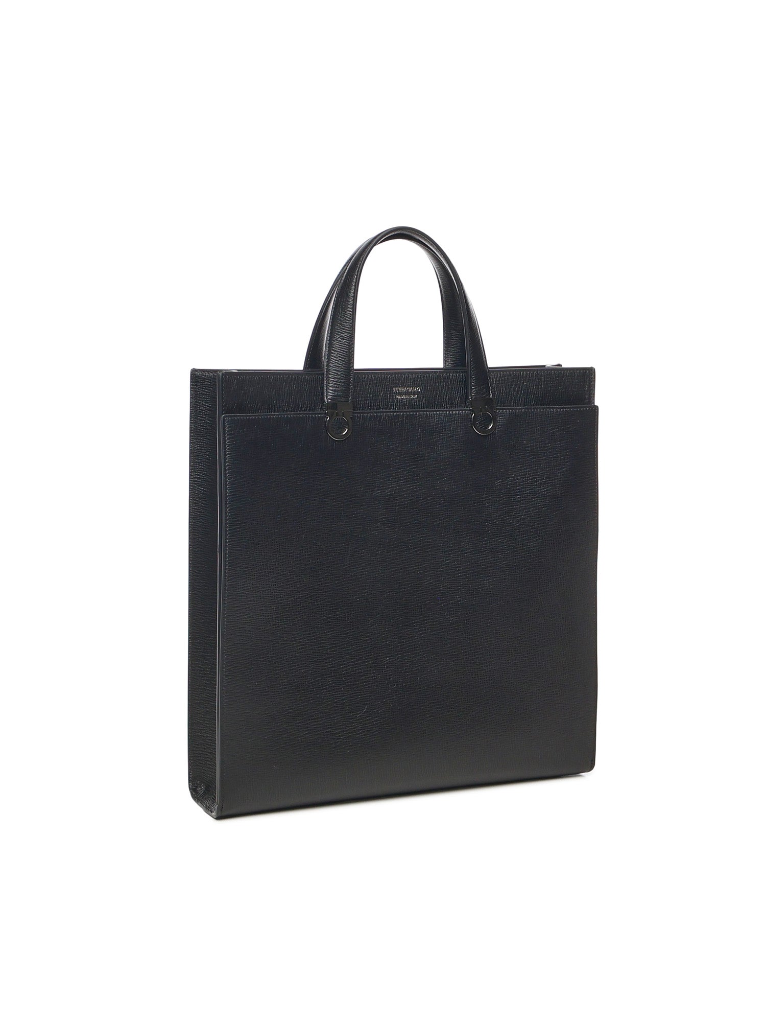 Borsa da lavoro in pelle con doppio manico 241811 786556001 FERRAGAMO 